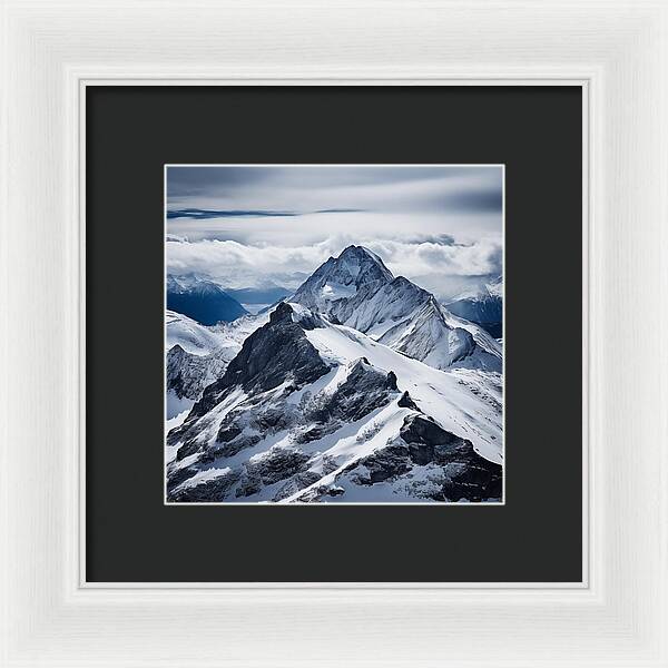 Tranquil Peaks - Framed Print