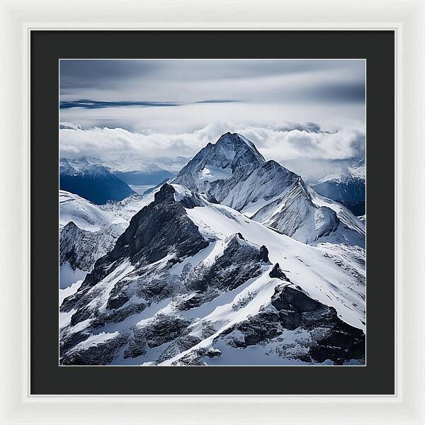 Tranquil Peaks - Framed Print