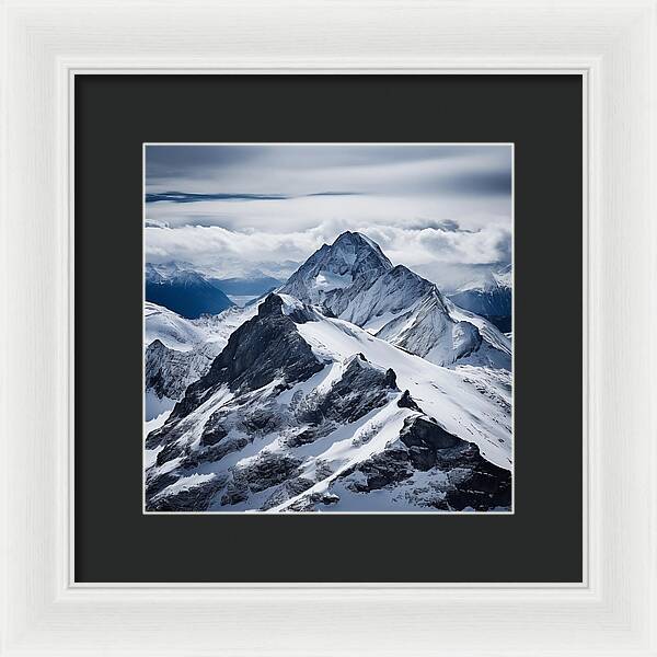 Tranquil Peaks - Framed Print