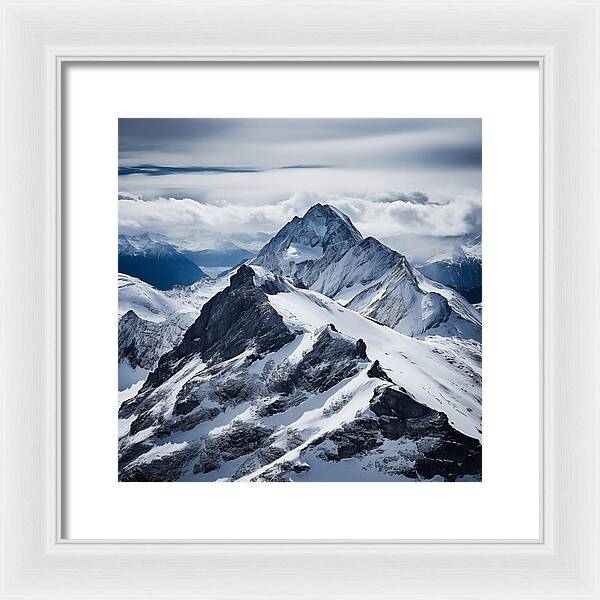 Tranquil Peaks - Framed Print