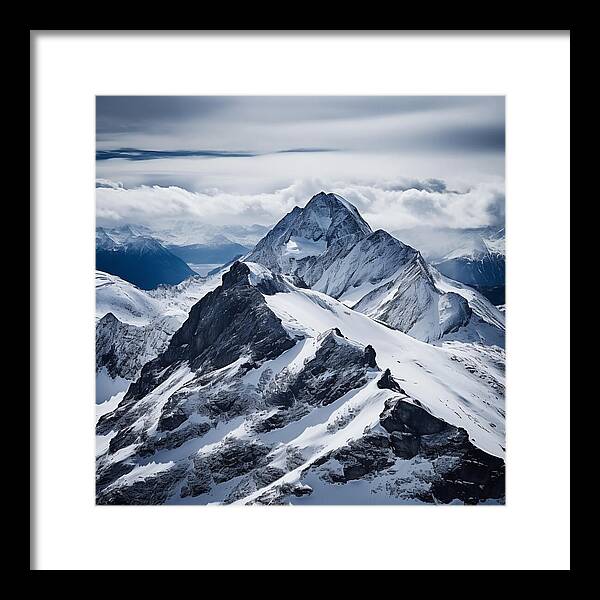 Tranquil Peaks - Framed Print