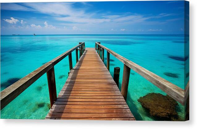 Tranquil Pier - Canvas Print