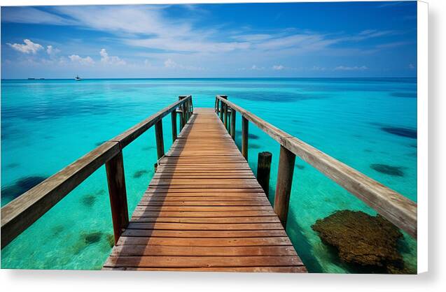 Tranquil Pier - Canvas Print