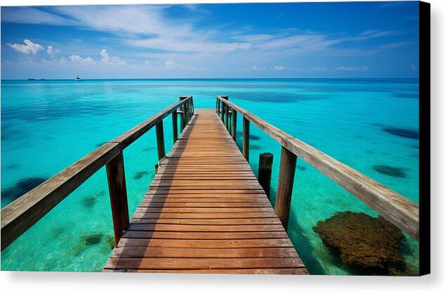 Tranquil Pier - Canvas Print