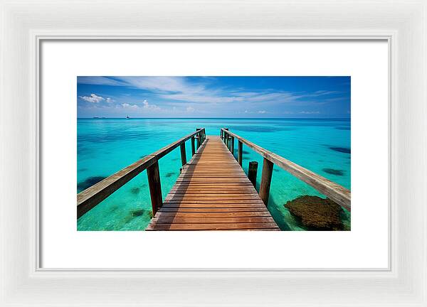 Tranquil Pier - Framed Print