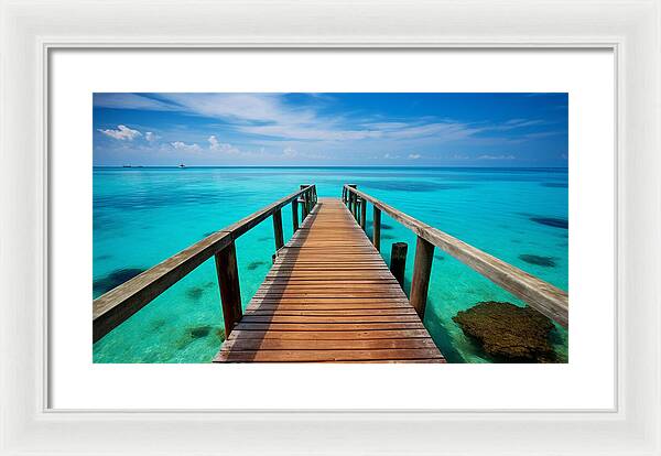 Tranquil Pier - Framed Print