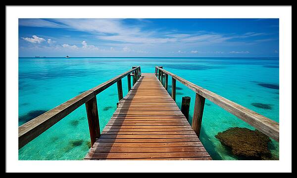 Tranquil Pier - Framed Print