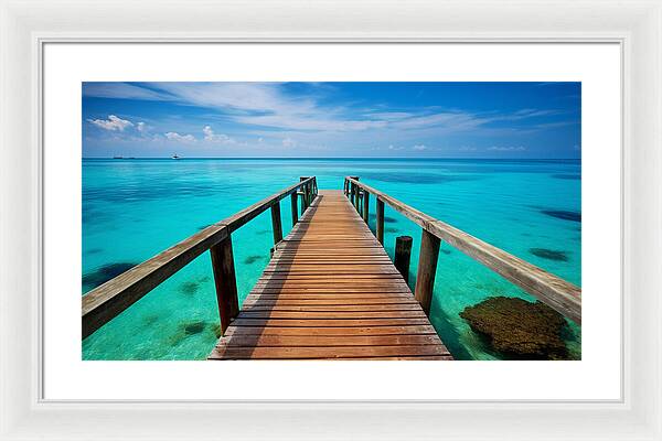 Tranquil Pier - Framed Print