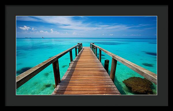 Tranquil Pier - Framed Print