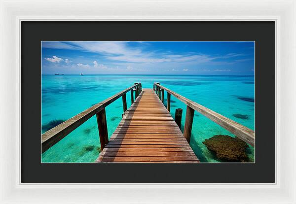 Tranquil Pier - Framed Print