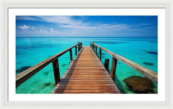 Tranquil Pier - Framed Print