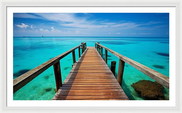 Tranquil Pier - Framed Print