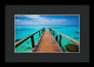 Switch Tranquil Pier - Framed Print 2 image