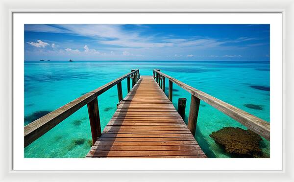 Tranquil Pier - Framed Print