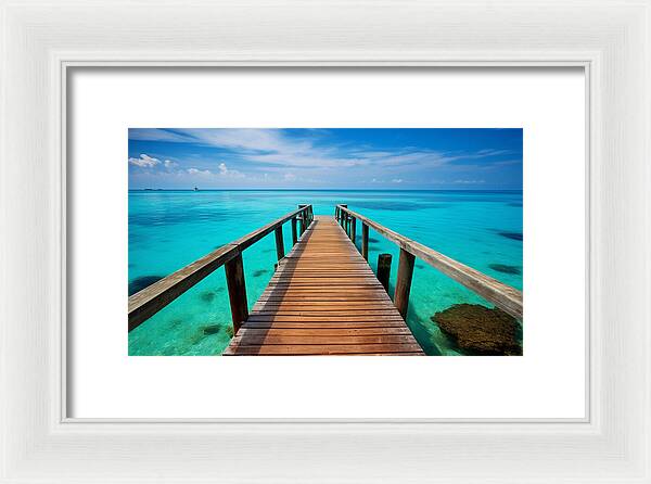 Tranquil Pier - Framed Print