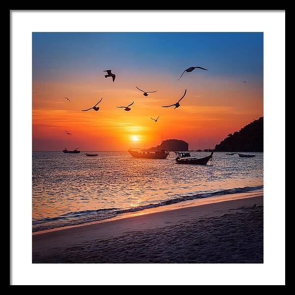 Twilight Soar - Framed Print