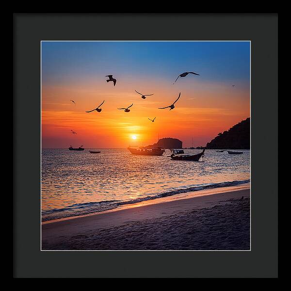 Twilight Soar - Framed Print