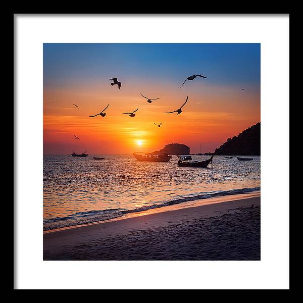 Twilight Soar - Framed Print