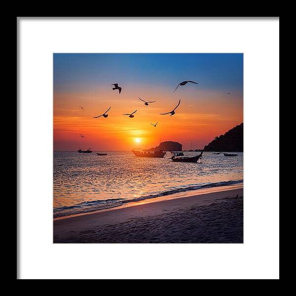 Twilight Soar - Framed Print