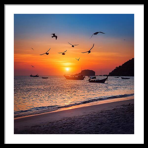 Twilight Soar - Framed Print