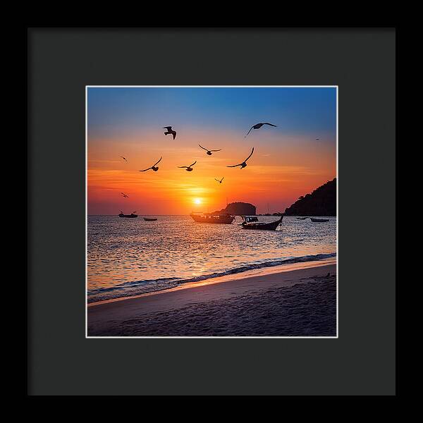 Twilight Soar - Framed Print