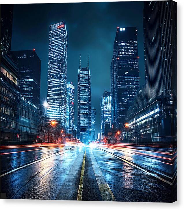 Urban Pulse - Canvas Print