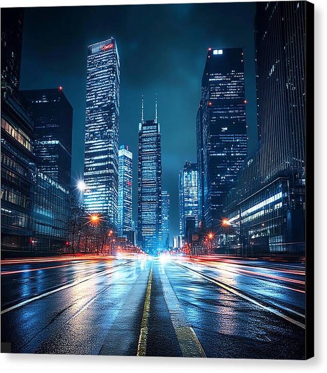 Urban Pulse - Canvas Print