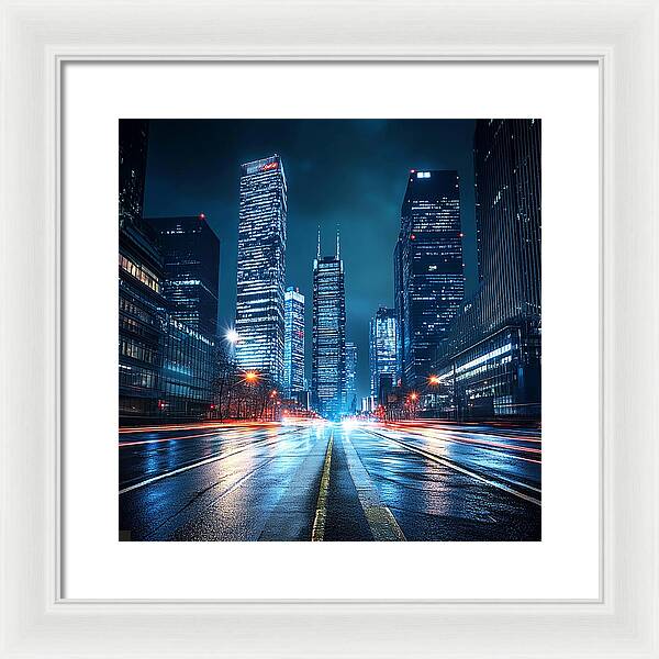 Urban Pulse - Framed Print