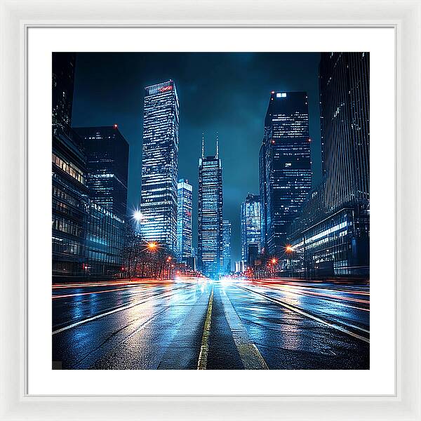 Urban Pulse - Framed Print