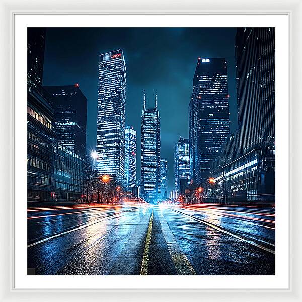 Urban Pulse - Framed Print