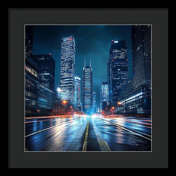 Urban Pulse - Framed Print