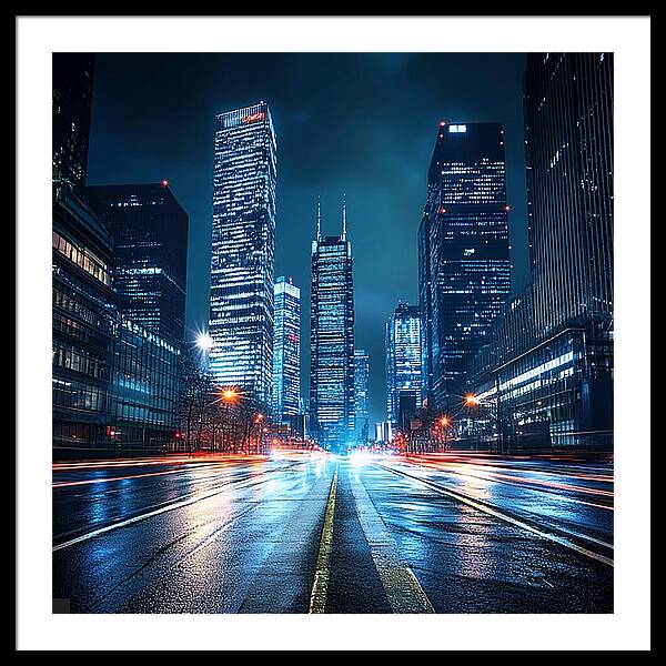 Urban Pulse - Framed Print