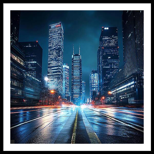 Urban Pulse - Framed Print