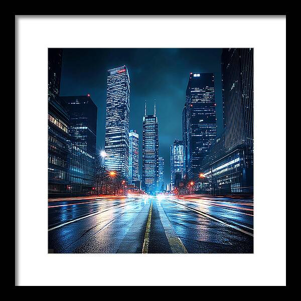 Urban Pulse - Framed Print