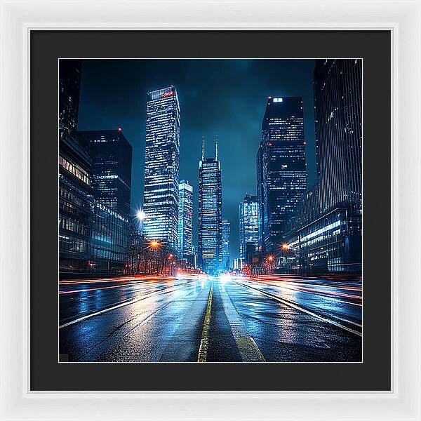 Urban Pulse - Framed Print