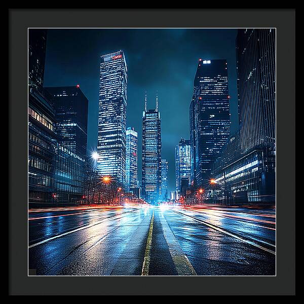 Urban Pulse - Framed Print