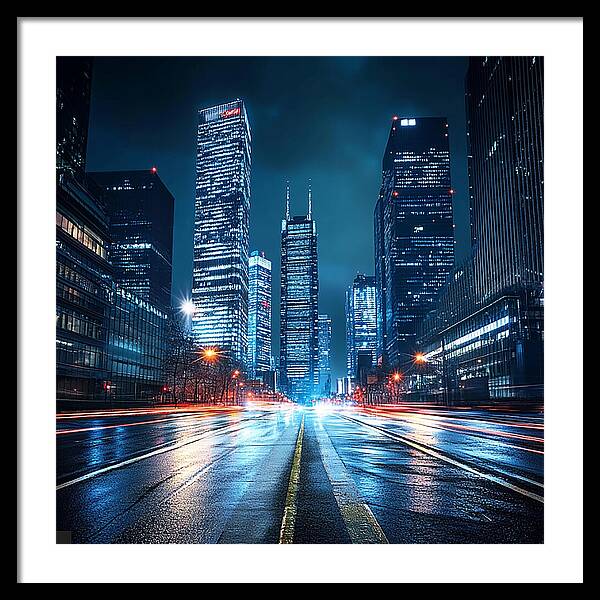 Urban Pulse - Framed Print