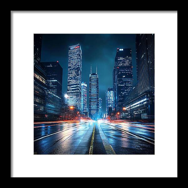 Urban Pulse - Framed Print