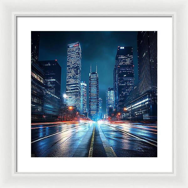 Urban Pulse - Framed Print