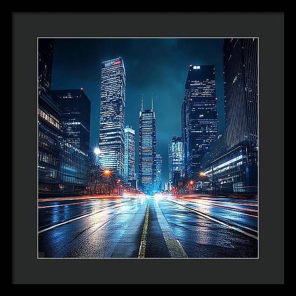 Urban Pulse - Framed Print