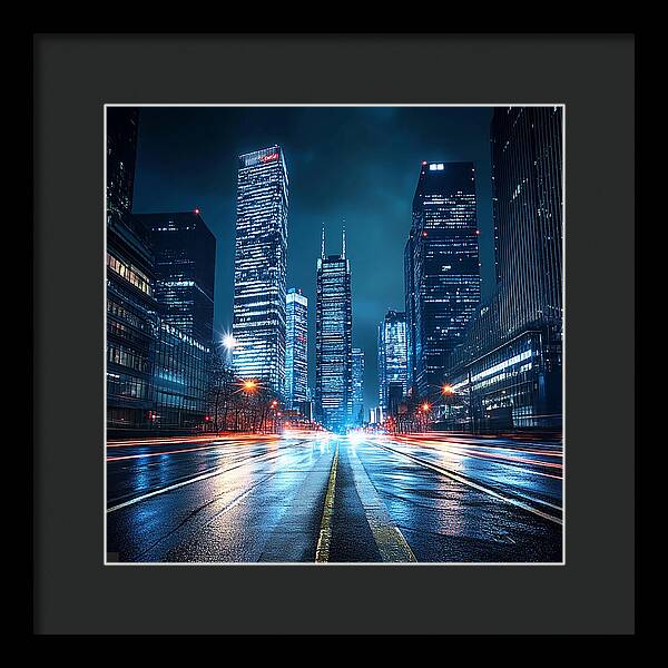 Urban Pulse - Framed Print