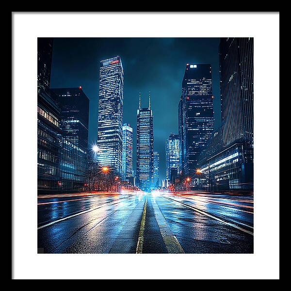 Urban Pulse - Framed Print