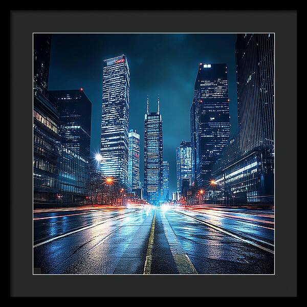 Urban Pulse - Framed Print