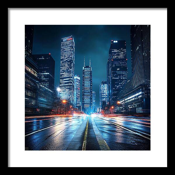 Urban Pulse - Framed Print