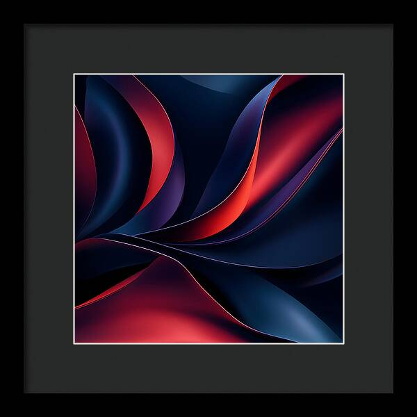 Velvet Waves - Framed Print