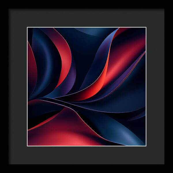 Velvet Waves - Framed Print