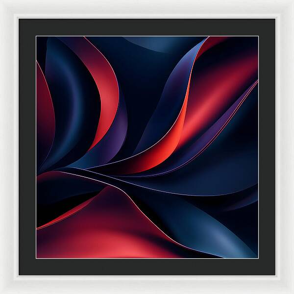 Velvet Waves - Framed Print