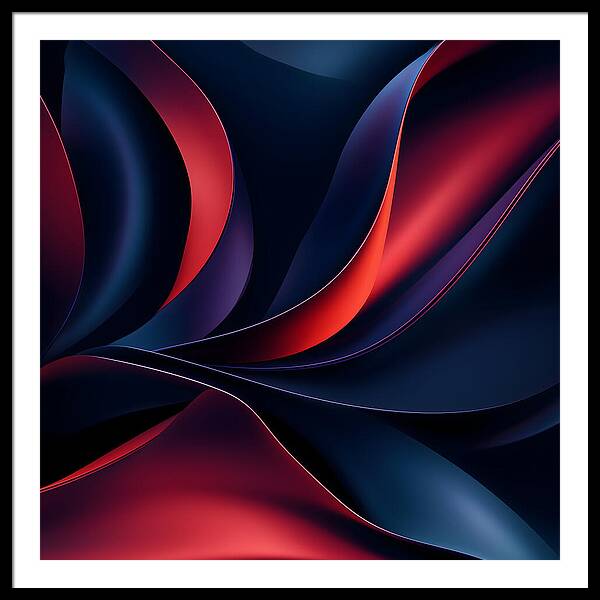 Velvet Waves - Framed Print