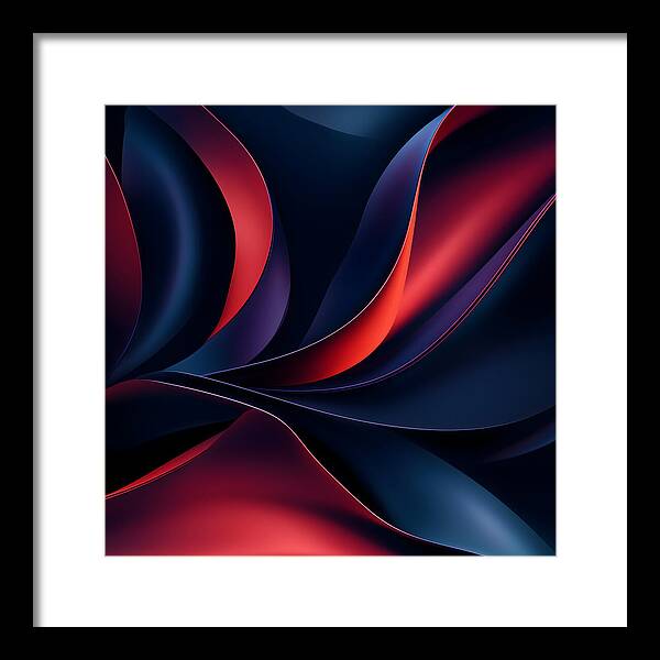 Velvet Waves - Framed Print