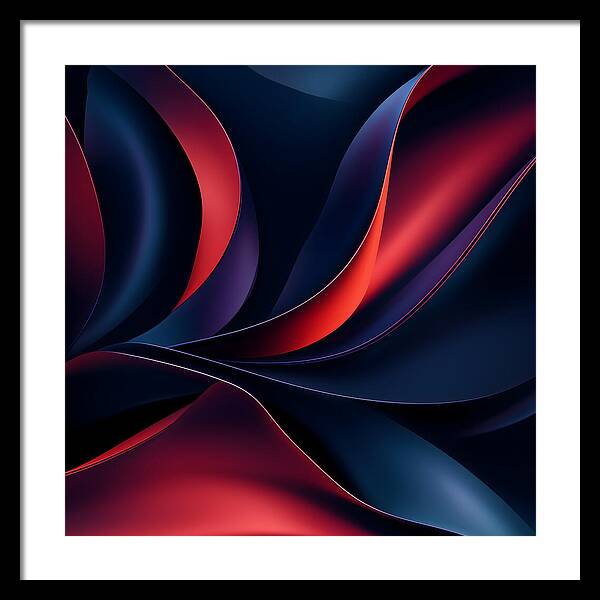 Velvet Waves - Framed Print